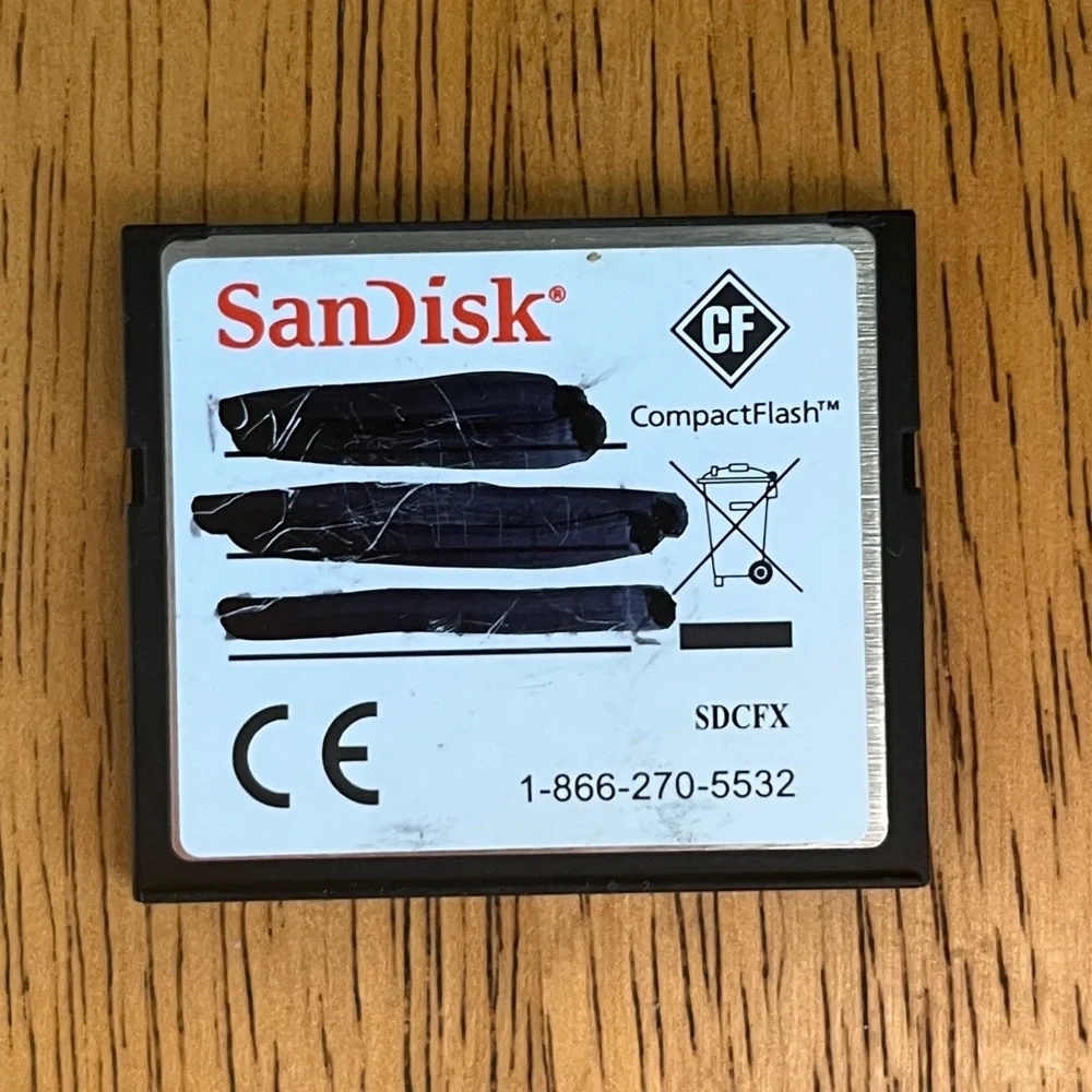 Sandisk Extreme III 16gb CF card